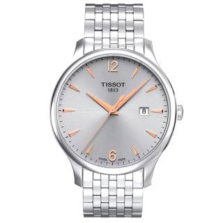 ΡΟΛΟΙ TISSOT T0636101103701 TISSOT T-Classic Tradition Silver Stainless Steel Bracelet