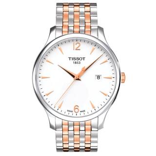 ΡΟΛΟΙ TISSOT T0636102203701 TISSOT T-Classic Tradition Two Tone Stainless Steel Bracelet