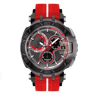 ΡΟΛΟΙ TISSOT  T0924173706102 TISSOT T-Race Jorge Lorenzo 2017 Limited Edition Two Tone Silicone Strap