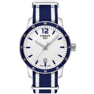 ΡΟΛΟΙ TISSOT  T0954101703701 TISSOT T-Sport Quickster Blue Fabric Strap