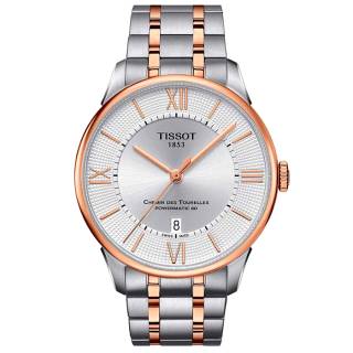 ΡΟΛΟΙ TISSOT T0994072203802 TISSOT Chemin Des Tourelles Powermatic 80 Two Tone Stainless Steel Bracelet