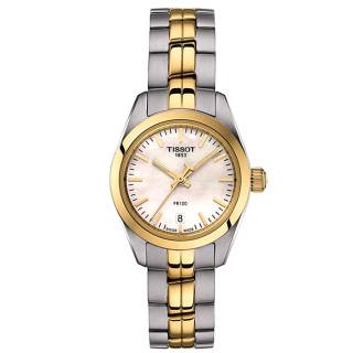 ΡΟΛΟΙ TISSOT  T1010102211100 TISSOT T-Classic PR100 Two Tone Stainless Steel Bracelet