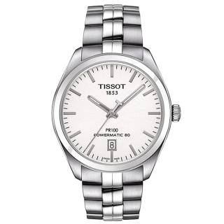 ΡΟΛΟΙ TISSOT T1014071103100 TISSOT T-Classic PR 100 Powermatic 80 Silver Stainless Steel Bracelet