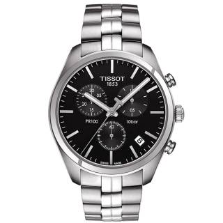 ΡΟΛΟΙ TISSOT  T1014171105100  TISSOT T-Sport PR 100 Chrono Gent Stainless Steel Bracelet