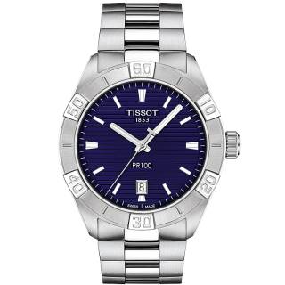 ΡΟΛΟΙ TISSOT T1016101104100 TISSOT PR 100 Sport Silver Stainless Steel Bracelet