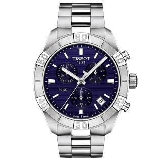 ΡΟΛΟΙ TISSOT T1016171104100 TISSOT PR 100 Sport Chronograph Silver Stainless Steel Bracelet