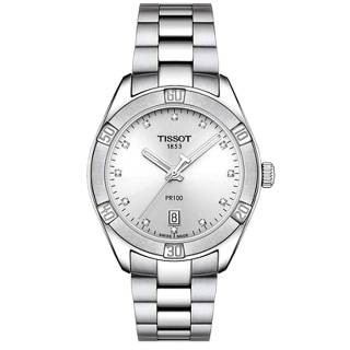 ΡΟΛΟΙ TISSOT T1019101103600  TISSOT PR100  Sport Lady Stainless Steel Bracelet