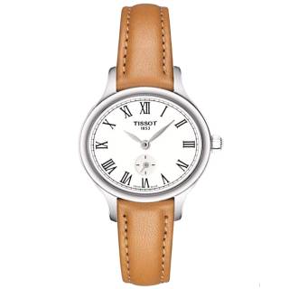 ΡΟΛΟΙ TISSOT T1031101603300 TISSOT Bella Ora Brown Leather Strap