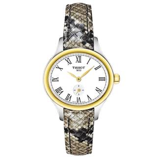 ΡΟΛΟΙ TISSOT T1031102603300 TISSOT T-Lady Bella Ora Piccola Animal Print Leather Strap