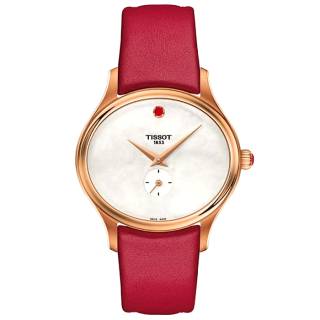 ΡΟΛΟΙ TISSOT T1033103611101 TISSOT Bella Ora Red Leather Strap