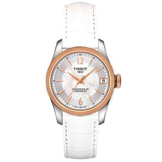 ΡΟΛΟΙ TISSOT  T1082082611700 TISSOT T-Classic Ballade Powermatic 80 COSC White Combined Materials Strap