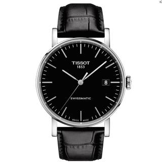 ΡΟΛΟΙ TISSOT  T1094071605100 TISSOT Everytime Swissmatic Automatic Black Leather Strap