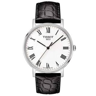 ΡΟΛΟΙ TISSOT  T1094101603301 TISSOT T-Classic Everytime Black Leather Strap