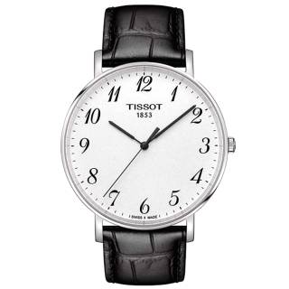 ΡΟΛΟΙ TISSOT  T1096101603200 TISSOT T-Classic Everytime Black Leather Strap