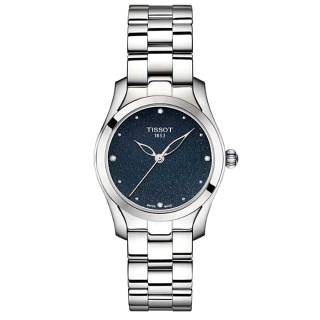 ΡΟΛΟΙ TISSOT T1122101104600  TISSOT T-Lady T-wave Diamonds Silver Stainless Steel Bracelet