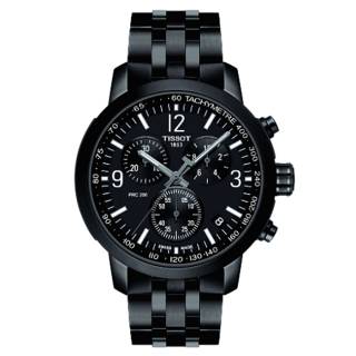 ΡΟΛΟΙ TISSOT T1144173305700 TISSOT PRC 200  Chronograph Black Stainless Steel Bracelet