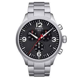 ΡΟΛΟΙ TISSOT  T1166171105700 TISSOT T-Sport Chrono XLChronograph Silver Stainless Steel Bracelet