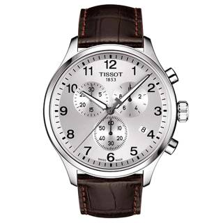 ΡΟΛΟΙ TISSOT T1166171603700 TISSOT CHRONO XL Classic Brown Leather Strap