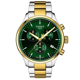 ΡΟΛΟΙ TISSOT T1166172209100 TISSOT CHRONO XL Classic Two Tone Stainless Steel Bracelet