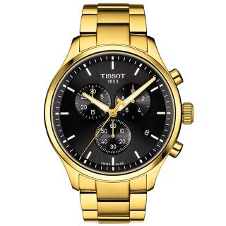 ΡΟΛΟΙ TISSOT T1166173305100 TISSOT CHRONO XL Classic Gold Stainless Steel Bracelet