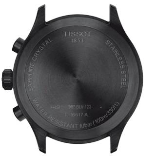 ΡΟΛΟΙ TISSOT  T1166173605202 TISSOT Chrono XL Vintage Black Leather Strap