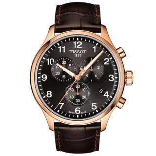 ΡΟΛΟΙ TISSOT T1166173605701 TISSOT CHRONO XL Classic Brown Leather Strap