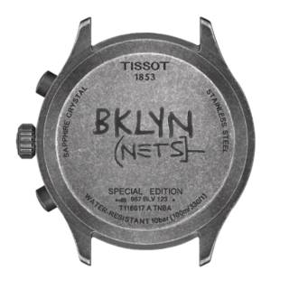 ΡΟΛΟΙ TISSOT  T1166173705102 TISSOT Chrono XL Brooklyn Nets Black Fabric Strap Special Edition