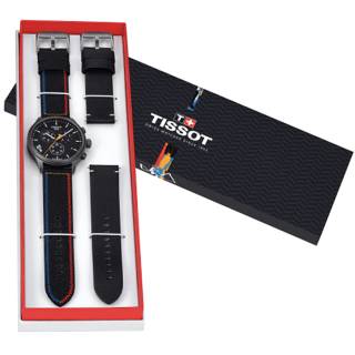 ΡΟΛΟΙ TISSOT  T1166173705102 TISSOT Chrono XL Brooklyn Nets Black Fabric Strap Special Edition