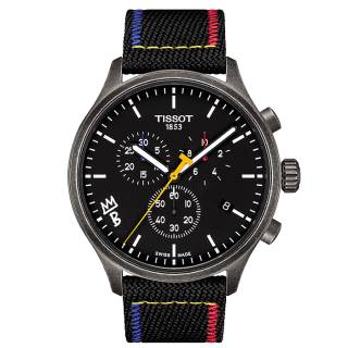 ΡΟΛΟΙ TISSOT  T1166173705102 TISSOT Chrono XL Brooklyn Nets Black Fabric Strap Special Edition