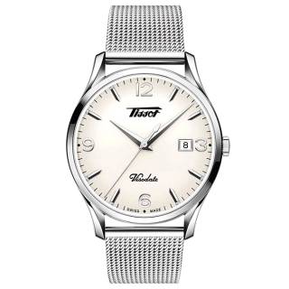 ΡΟΛΟΙ TISSOT  T1184101127700 TISSOT Heritage Visodate Silver Stainless Steel Bracelet