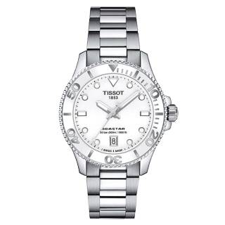 ΡΟΛΟΙ TISSOT T1202101101100 TISSOT T-Sport Seastar 1000  Silver Stainless Steel Bracelet