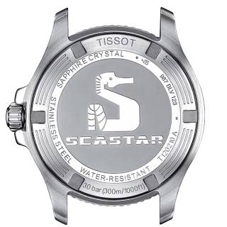 ΡΟΛΟΙ TISSOT  T1202101105100 TISSOT T-Sport Seastar 1000 36 MM Silver Stainless Steel Bracelet