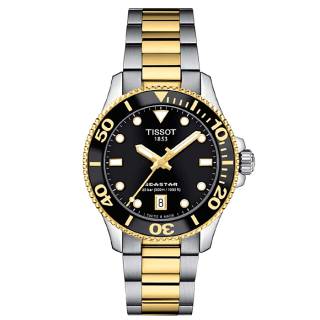 ΡΟΛΟΙ TISSOT  T1202102205100 TISSOT T-Sport Seastar 1000 Two Tone Stainless Steel Bracelet