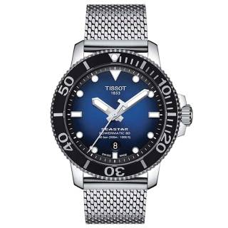 ΡΟΛΟΙ TISSOT T1204071104102 TISSOT T-Sport Seastar 1000 Automatic Silver Stainless Steel Bracelet