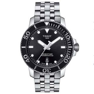 ΡΟΛΟΙ TISSOT T1204071105100  TISSOT T-Sport Seastar 1000 Powermatic 80 Stainless Steel Bracelet