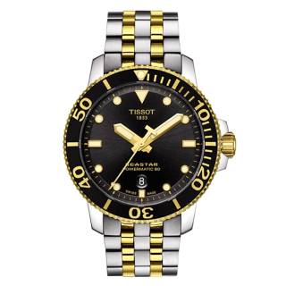 ΡΟΛΟΙ TISSOT T1204072205100 TISSOT T-Sport Seastar Automatic Two Tone Stainless Steel Bracelet