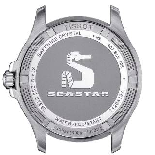 ΡΟΛΟΙ TISSOT  T1204101105100 TISSOT T-Sport Seastar 1000 40 MM Silver Stainless Steel Bracelet