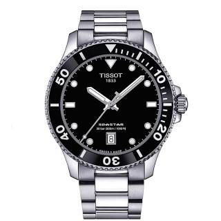 ΡΟΛΟΙ TISSOT  T1204101105100 TISSOT T-Sport Seastar 1000 40 MM Silver Stainless Steel Bracelet