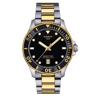 ΡΟΛΟΙ TISSOT  T1204102205100 TISSOT T-Sport Seastar 1000 Two Tone Stainless Steel Bracelet