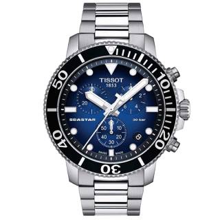 ΡΟΛΟΙ TISSOT  T1204171104101 TISSOT T-Sport Seastar 1000  Chronograph Silver Stainless Steel Bracelet