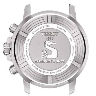 ΡΟΛΟΙ TISSOT  T1204171104103 TISSOT T-Sport Seastar 1000 Chronograph Silver Stainless Steel Bracelet