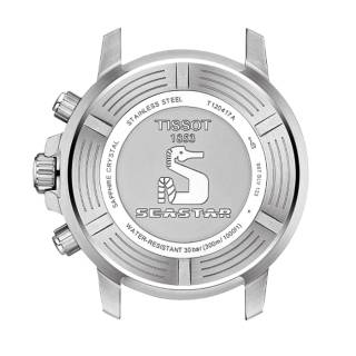 ΡΟΛΟΙ TISSOT  T1204171142100 TISSOT T-Sport Seastar 1000 Chronograph Silver Stainless Steel Bracelet