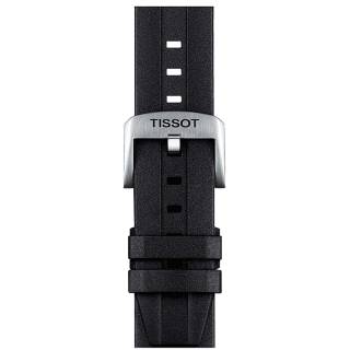 ΡΟΛΟΙ TISSOT T1206071744100 Seastar 2000 Professional Powermatic 80 Black Silicon Strap