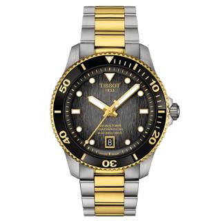 ΡΟΛΟΙ TISSOT  T1208072205100 TISSOT T-Sport Seastar 1000 Powermatic 80 Automatic Two Tone Stainless Steel Bracelet