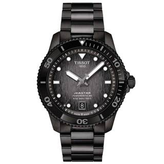 ΡΟΛΟΙ TISSOT  T1208073305100 TISSOT T-Sport Seastar 1000 Powermatic 80 Black Stainless Steel Bracelet