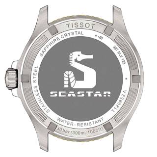 ΡΟΛΟΙ TISSOT  T1208522205100 TISSOT T-Sport Seastar 1000 Dual Time GMT Two Tone Stainless Steel Bracelet