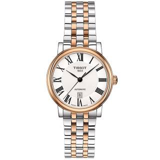 ΡΟΛΟΙ TISSOT T1222072203300 TISSOT Carson Powermatic 80 Two Tone Stainless Steel Bracelet