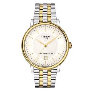 ΡΟΛΟΙ TISSOT  T1224072203100 TISSOT T-Classic Carson Premium Automatic Two Tone Stainless Steel Bracelet