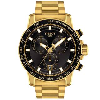 ΡΟΛΟΙ TISSOT  T1256173305101 TISSOT T-Sport Supersport Chronograph Gold Stainless Steel Bracelet