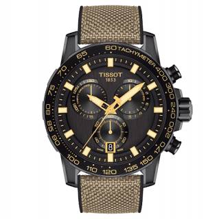 ΡΟΛΟΙ TISSOT T1256173705101 TISSOT T-Sport Supersport Chrono Beige Silicon - Synthetic Strap